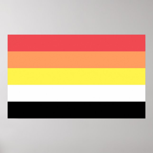 Akoisexual Akoiromantic Pride Poster (Front)