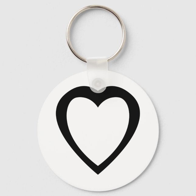 Akoma | Symbol for Patience and Tolerance White Key Ring (Front)