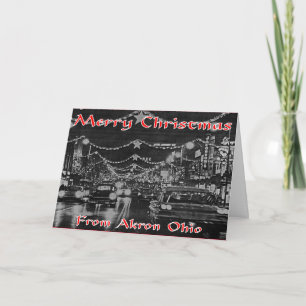Akron Christmas Card. Holiday Card