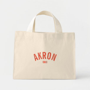 Akron, Ohio Mini Tote Bag