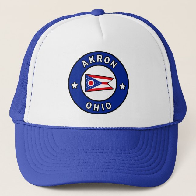 Akron Ohio Trucker Hat (Front)
