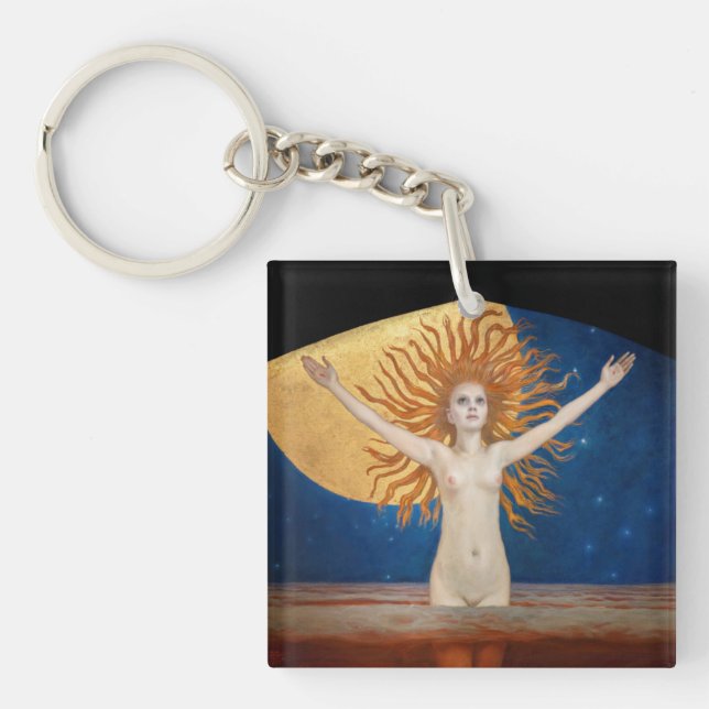 Akseli Gallen-Kallela - Ad Astra Key Ring (Front)