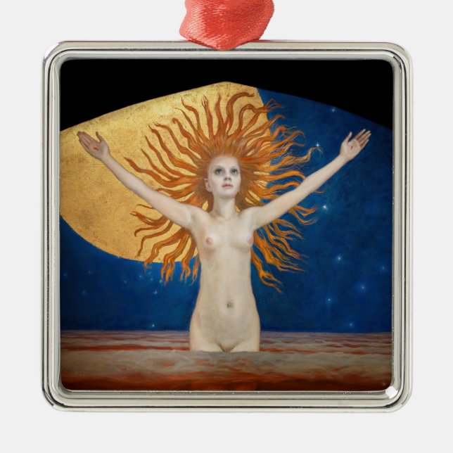 Akseli Gallen-Kallela - Ad Astra Metal Ornament (Front)