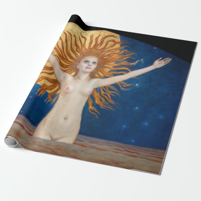 Akseli Gallen-Kallela - Ad Astra Wrapping Paper (Unrolled)