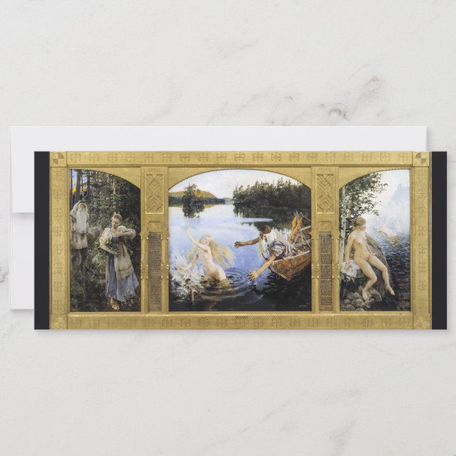 Akseli Gallen-Kallela - Aino Myth Invitation (Front)