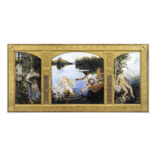 Akseli Gallen-Kallela - Aino Myth Photo Print