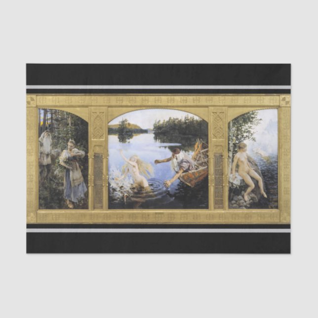 Akseli Gallen-Kallela - Aino Myth Tissue Paper (Front)