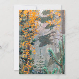 Akseli Gallen-Kallela - Autumn Forest Thank You Card