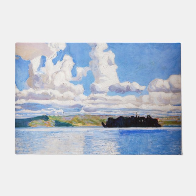 Akseli Gallen-Kallela - Cloud Towers Doormat (Front)