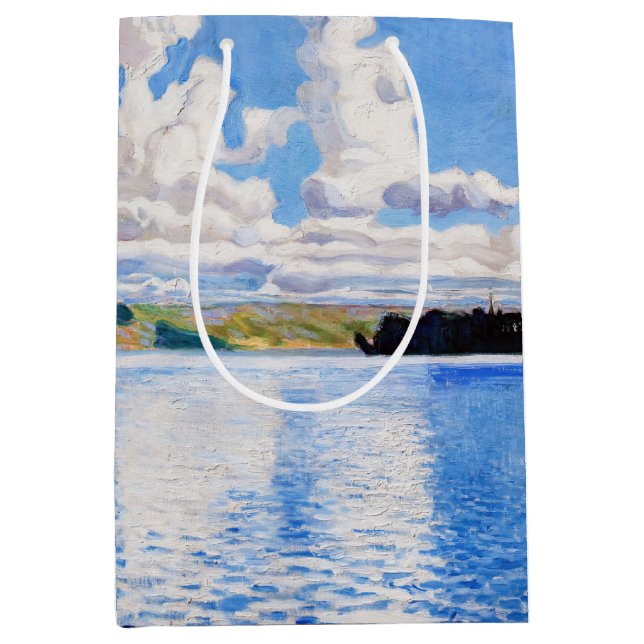 Akseli Gallen-Kallela - Cloud Towers Medium Gift Bag (Front)