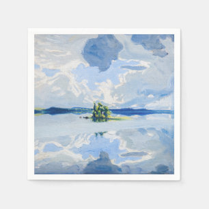 Akseli Gallen-Kallela - Clouds above a Lake Napkin