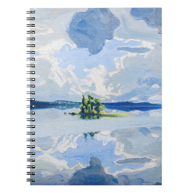 Akseli Gallen-Kallela - Clouds above a Lake Notebook (Front)