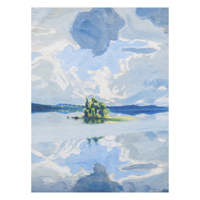 Akseli Gallen-Kallela - Clouds above a Lake Tablecloth (Front)