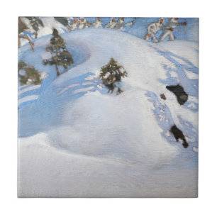 Akseli Gallen-Kallela - February Vision Ceramic Tile