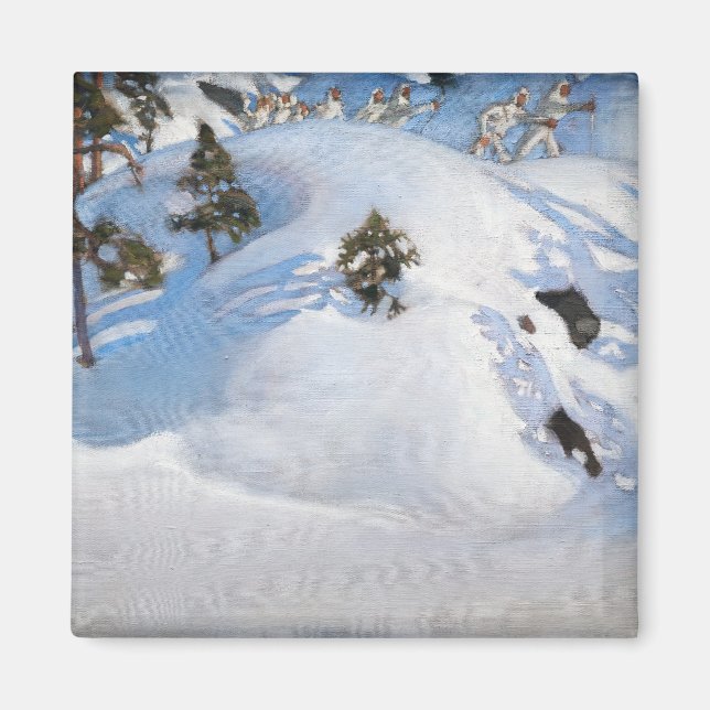 Akseli Gallen-Kallela - February Vision Magnet (Front)