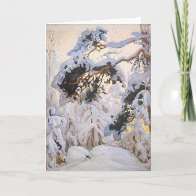 Akseli Gallen-Kallela - Forest in Winter Card (Front)