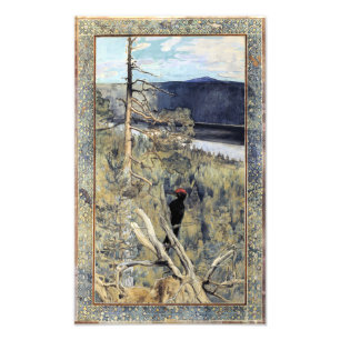Akseli Gallen-Kallela - Great Black Woodpecker Photo Print