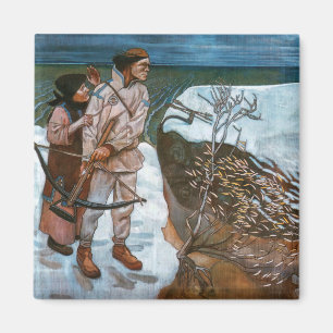Akseli Gallen-Kallela - Joukahainen's Revenge Magnet