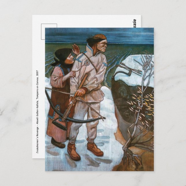 Akseli Gallen-Kallela - Joukahainen's Revenge Postcard (Front/Back)