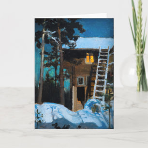 Akseli Gallen-Kallela - Kalela on a Winter Card