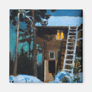 Akseli Gallen-Kallela - Kalela on a Winter Magnet