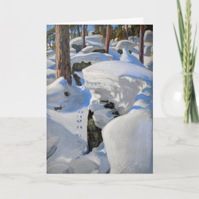 Akseli Gallen-Kallela - Lair of the Lynx Card (Front)