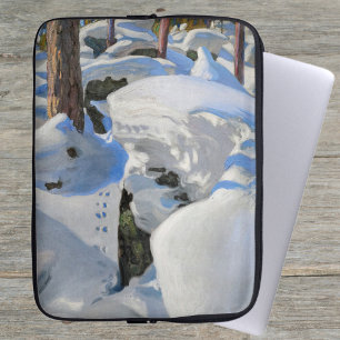 Akseli Gallen-Kallela - Lair of the Lynx Laptop Sleeve
