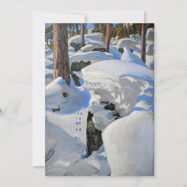 Akseli Gallen-Kallela - Lair of the Lynx Thank You Card (Front)