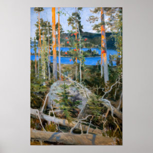 Akseli Gallen-Kallela - Lake in the Wilderness Poster