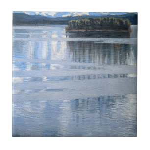 Akseli Gallen-Kallela - Lake Keitele Ceramic Tile