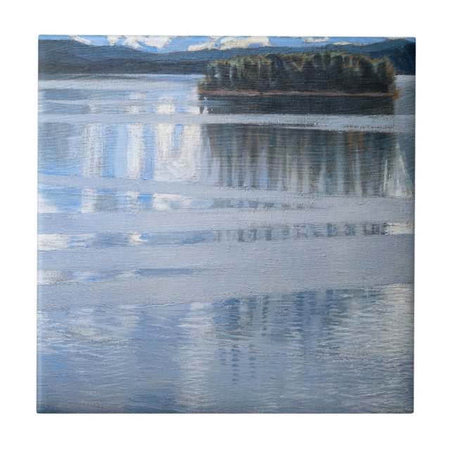 Akseli Gallen-Kallela - Lake Keitele Ceramic Tile (Front)