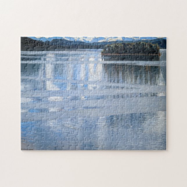 Akseli Gallen-Kallela - Lake Keitele Jigsaw Puzzle (Horizontal)