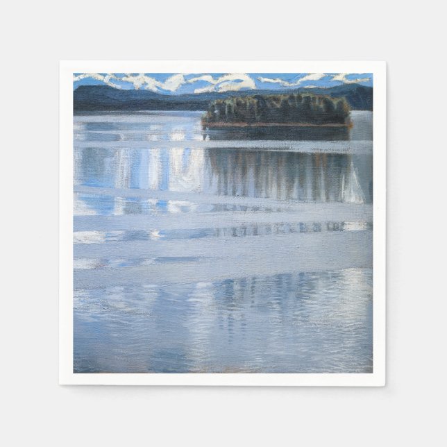 Akseli Gallen-Kallela - Lake Keitele Napkin (Front)