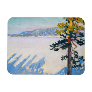 Akseli Gallen-Kallela - Lake Ruovesi in Winter Magnet