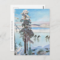 Akseli Gallen-Kallela - Skaters near Kalela Shore