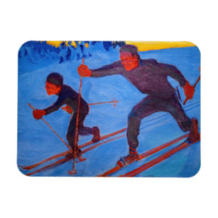 Akseli Gallen-Kallela - Skiers Magnet