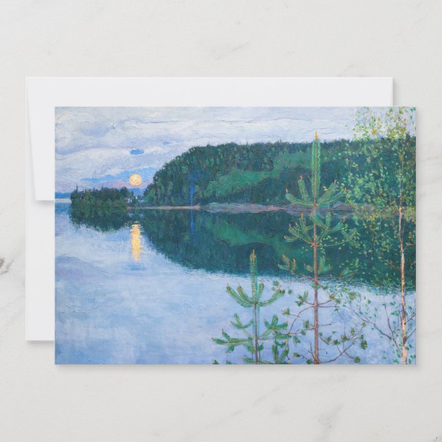 Akseli Gallen-Kallela - Spring Night Thank You Card (Front)