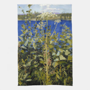 Akseli Gallen-Kallela - Wild Angelica Tea Towel
