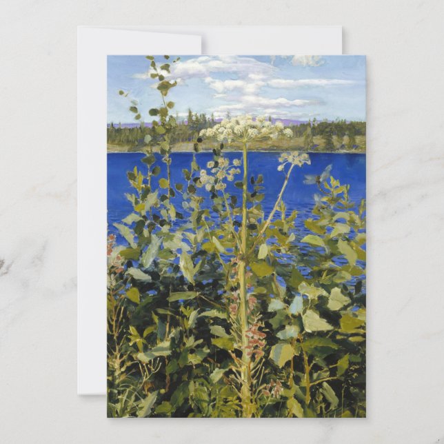 Akseli Gallen-Kallela - Wild Angelica Thank You Card (Front)