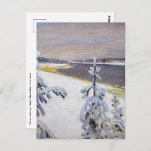Akseli Gallen-Kallela - Winter Landscape #2 Postcard