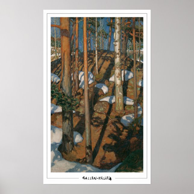 Akseli Gallen-Kallela Zedign Art Poster #18 (Front)