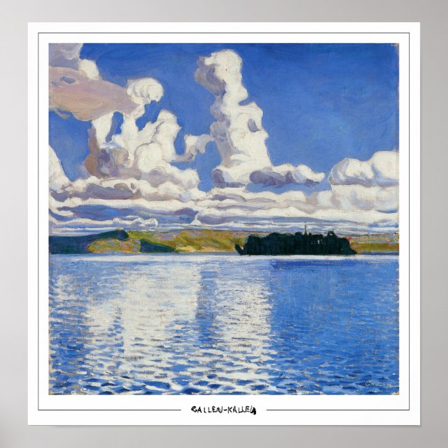 Akseli Gallen-Kallela Zedign Art Poster #31 (Front)