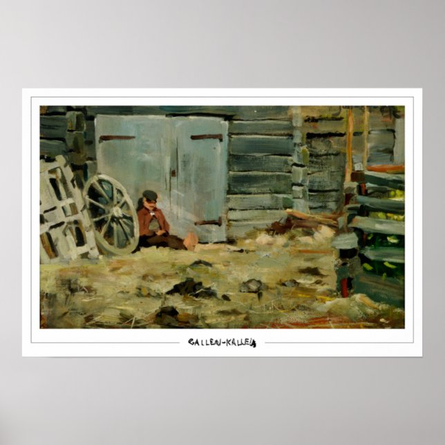 Akseli Gallen-Kallela Zedign Art Poster #371 (Front)