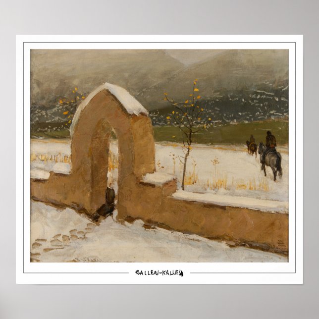 Akseli Gallen-Kallela Zedign Art Poster #379 (Front)