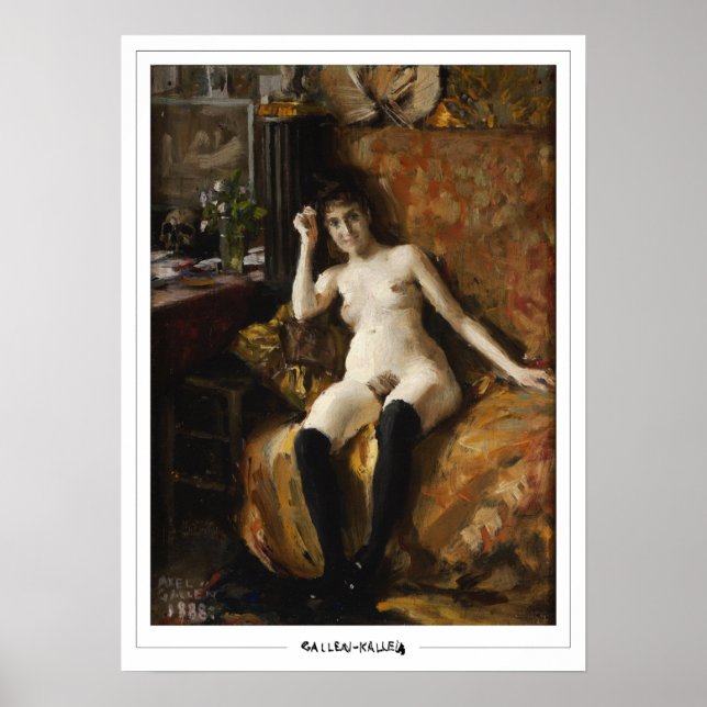 Akseli Gallen-Kallela Zedign Art Poster #500 (Front)