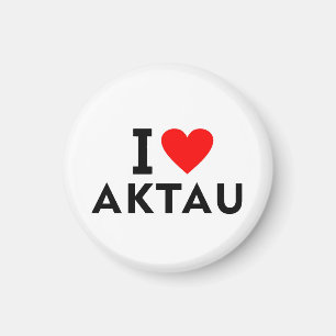 Aktau Kazakhstan love city heart like travel Magnet