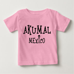 Akumal Mexico Design - Baby Fine Jersey T-Shirt