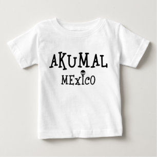 Akumal Mexico Design - Baby Fine Jersey T-Shirt