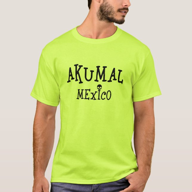 Akumal Mexico Design - Men's Basic T-Shirt (Front)
