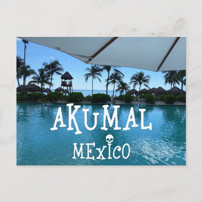 Akumal Mexico Design - Standard Postcard (Front)